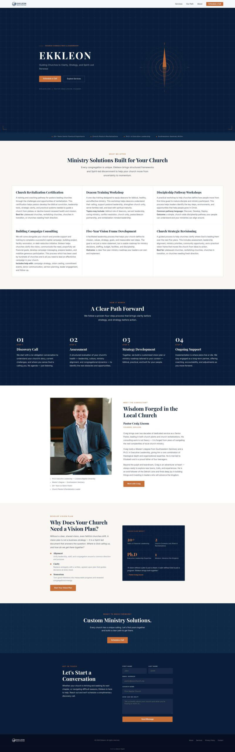 ekkleon-page-screenshot-1-scaled-compressed Ekkleon ministry - Springfield consulting agency built, designed, and managed by Deliver Digital