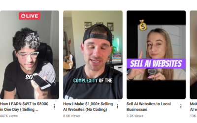 The problem with using AI generated websites